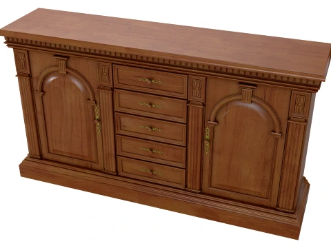 Sideboard Verona 11 1M 3D Model
