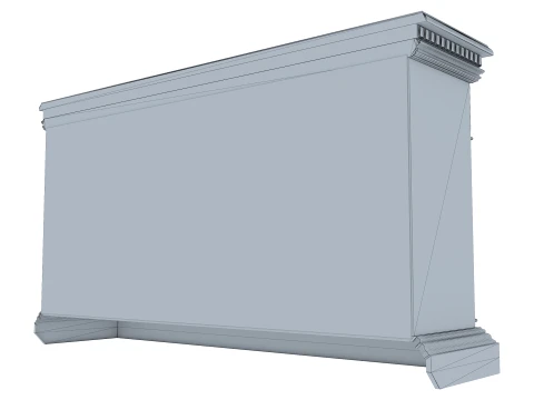 Sideboard Verona 11 1M 3D Model