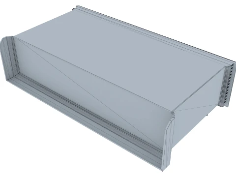 Sideboard Verona 11 1M 3D Model
