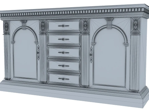 Sideboard Verona 11M 3D Model