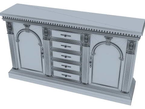 Sideboard Verona 11M 3D Model