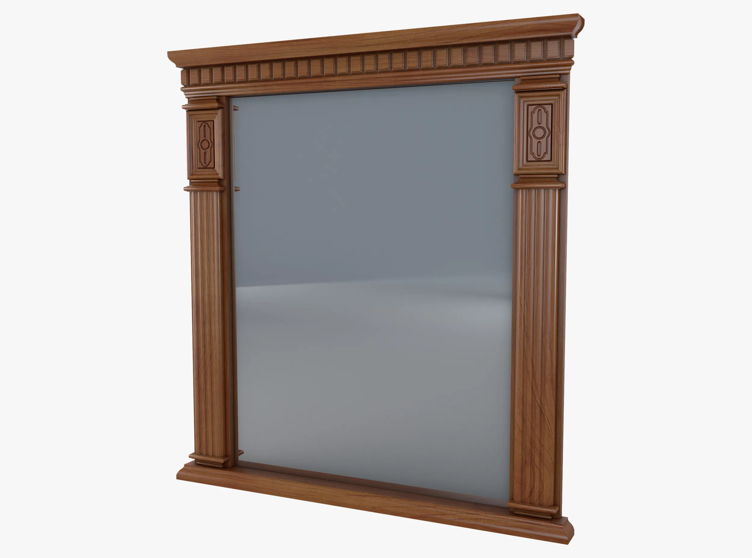 Wall Mirror Verona 16M 3D Model .c4d .max .obj .3ds .fbx .stl .blend 