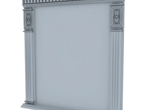 Wall Mirror Verona 16M 3D Model