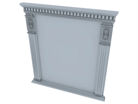 Wall Mirror Verona 16M 3D Model