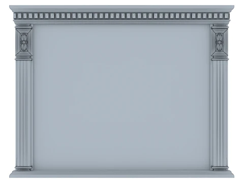 Wall Mirror Verona 17M 3D Model