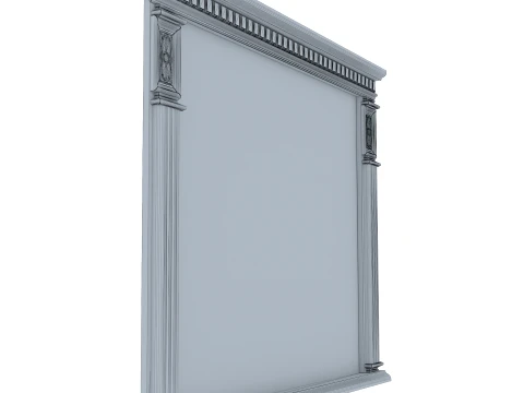 Wall Mirror Verona 17M 3D Model