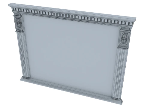 Wall Mirror Verona 17M 3D Model
