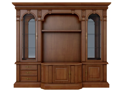 Wall Unit Verona 34 1M 3D Model