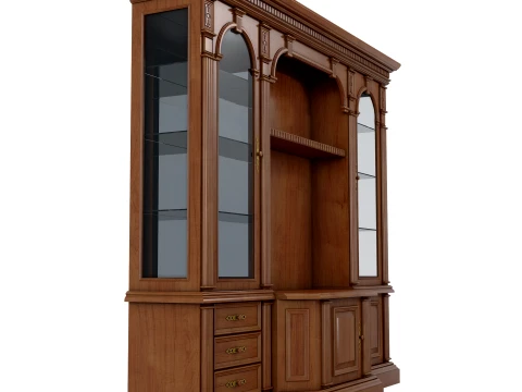 Wall Unit Verona 34 1M 3D Model