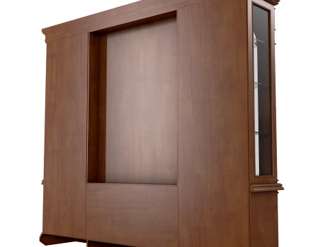 Wall Unit Verona 34 1M 3D Model