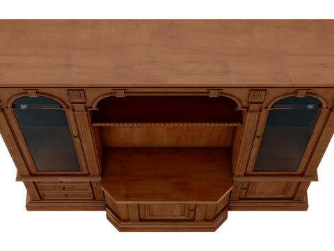 Wall Unit Verona 34 1M 3D Model