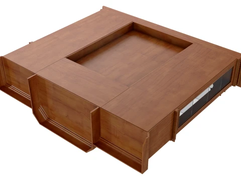 Wall Unit Verona 34 1M 3D Model