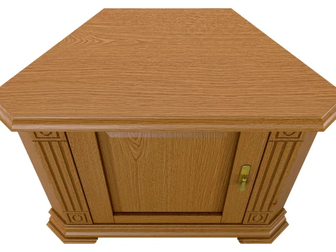 Corner Cabinet Victoria 08 3D Model