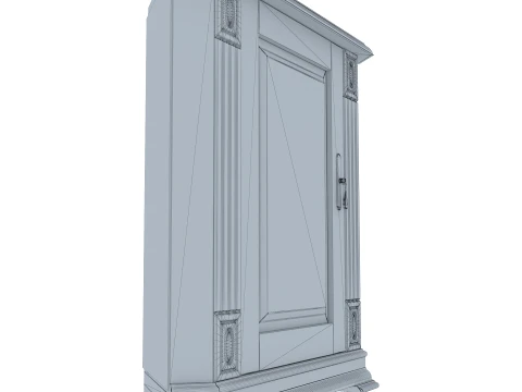 Corner Cabinet Victoria 08 3D Model