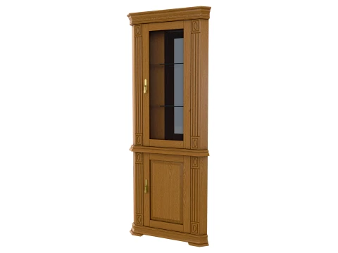 Corner Display Cabinet Victoria 15 3D मॉडल