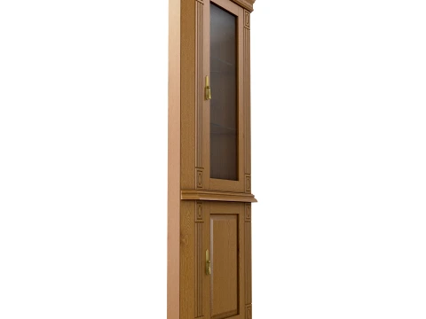 Corner Display Cabinet Victoria 15 3D Model
