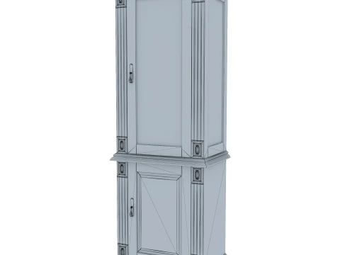 Display Cabinet Victoria 12 3D Model