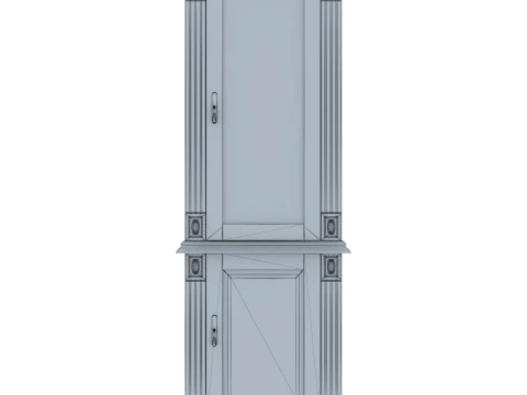 Display Cabinet Victoria 12 3D Model