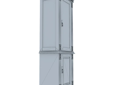 Display Cabinet Victoria 12 3D Model