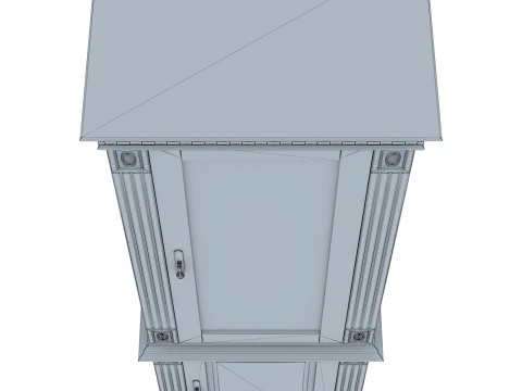 Display Cabinet Victoria 12 3D Model