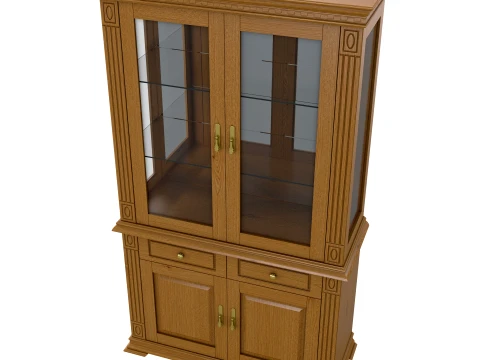 Display Cabinet Victoria 13 3D Model