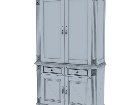 Display Cabinet Victoria 13 3D Model
