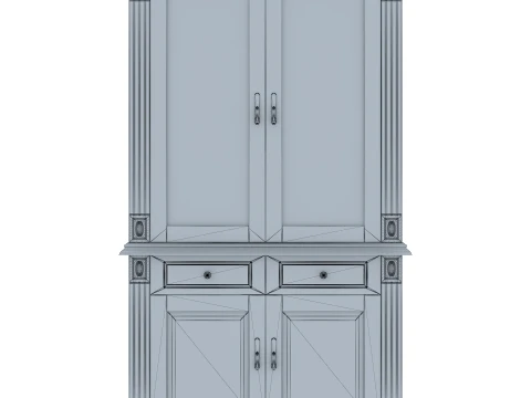 Display Cabinet Victoria 13 3D Model