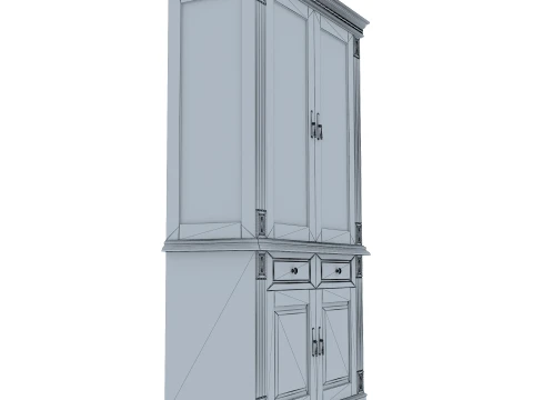 Display Cabinet Victoria 13 3D Model