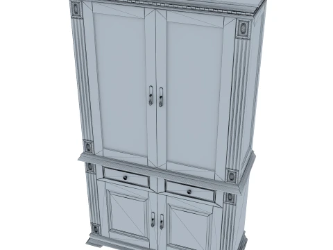 Display Cabinet Victoria 13 3D Model