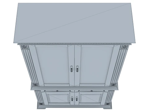 Display Cabinet Victoria 13 3D Model