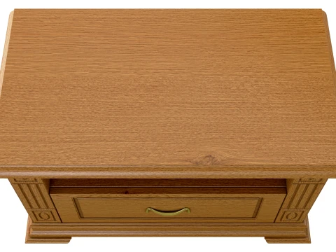 Low Media Cabinet Victoria 05 3D Model