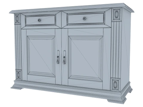 Sideboard Cabinet Victoria 02 3D Model