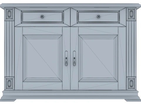 Sideboard Cabinet Victoria 02 3D Model
