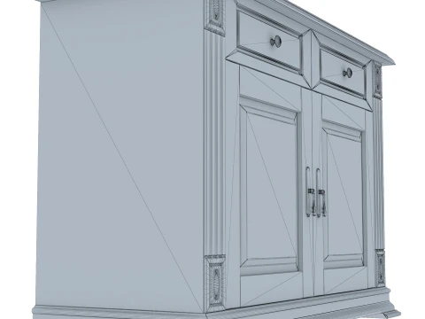 Sideboard Cabinet Victoria 02 3D Model