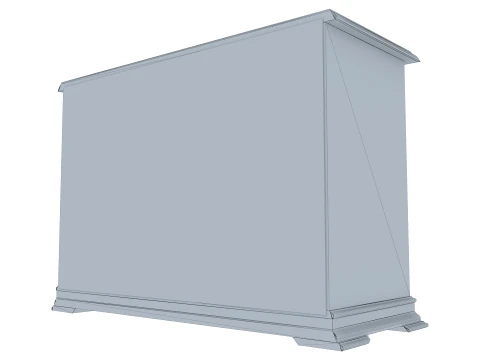 Sideboard Cabinet Victoria 02 3D Model