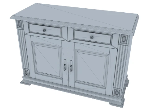 Sideboard Cabinet Victoria 02 3D Model