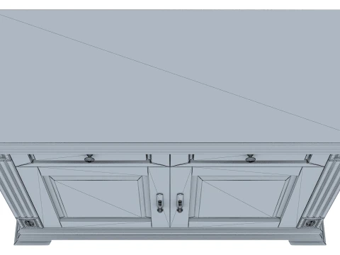 Sideboard Cabinet Victoria 02 3D Model