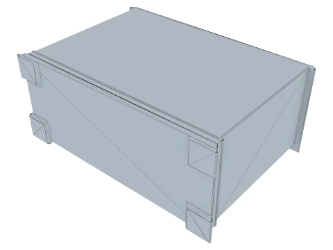 Sideboard Cabinet Victoria 02 3D Model