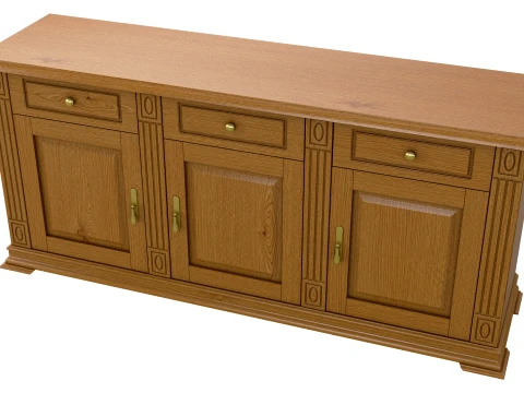 Sideboard Cabinet Victoria 03 3D Model