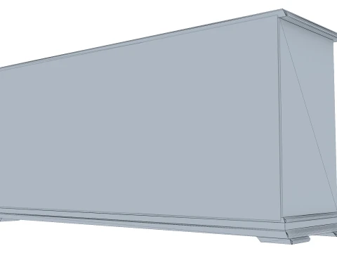 Sideboard Cabinet Victoria 03 3D Model