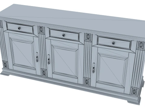 Sideboard Cabinet Victoria 03 3D Model