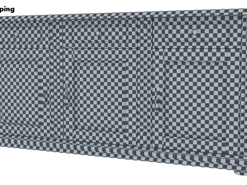 Sideboard Cabinet Victoria 03 3D Model