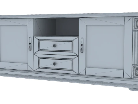 TV Stand Cabinet Victoria 06 3D Model