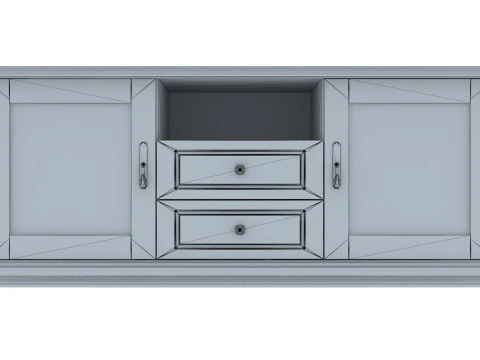 TV Stand Cabinet Victoria 06 3D Model