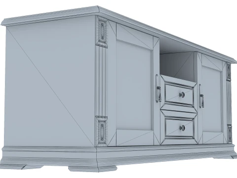 TV Stand Cabinet Victoria 06 3D Model