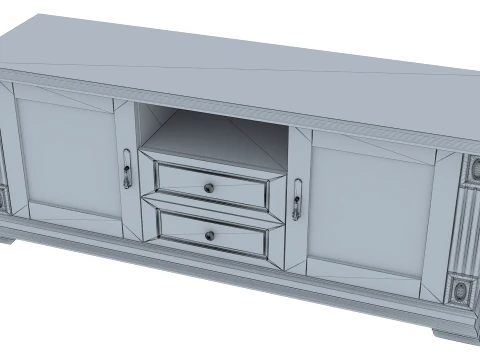 TV Stand Cabinet Victoria 06 3D Model