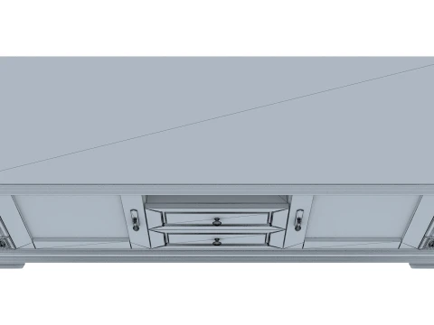 TV Stand Cabinet Victoria 06 3D Model