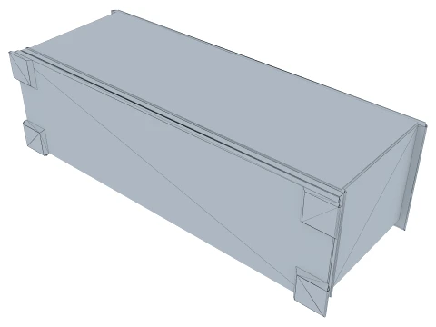TV Stand Cabinet Victoria 06 3D Model