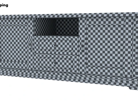 TV Stand Cabinet Victoria 06 3D Model