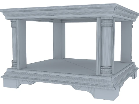 Coffee Table Omega 21 3D Model